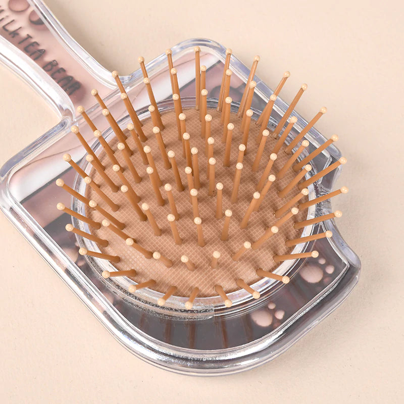 Bear Air Cushion Hair Brush - Travel Detangling Brush
