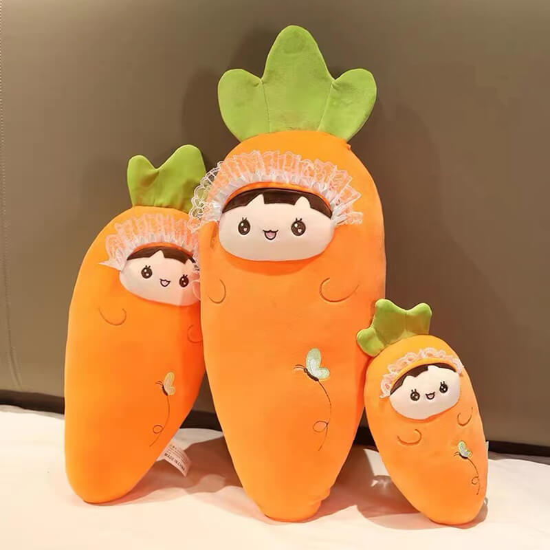 Large Carrot Stuffed Toy Hug Pillow 35.4"